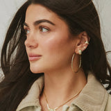 Large Thin Hoop Earring