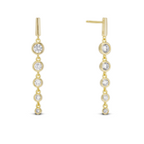 Multi-Drop Dangle Cz Earring