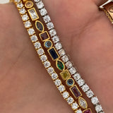 Multicolor Tennis Bracelet
