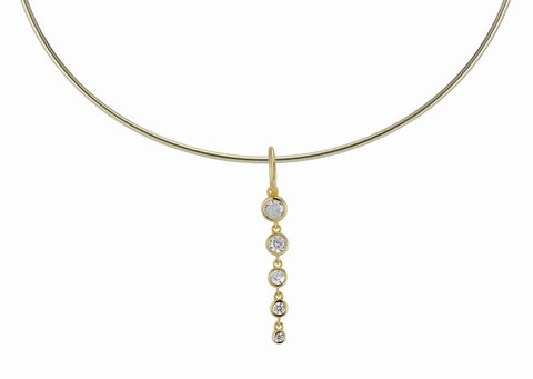 CZ DANGLE CUFF CHARM