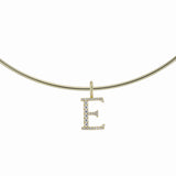 Classic Cz Letter Cuff Charm