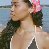 CZ Letter Earring - Single