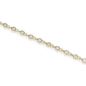 CZ INFINITY LINK NECKLACE