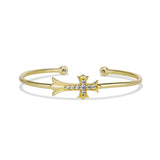 Royal Cross Cuff Bracelet