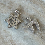 Star Of David + Chai Necklace