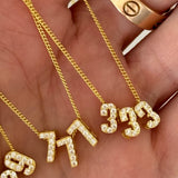 Baby Angel Number Necklace