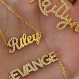 School Script Nameplate