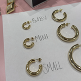 Mini Chunky Hoop Earring