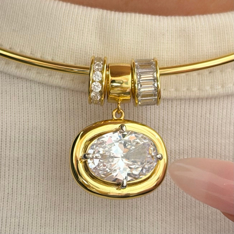 Birthstone Charm Collar
