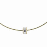 Cz Baguette Cuff Charm
