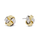 Two Tone Knot Earring