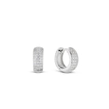 Cz Classic Huggie Hoop Earring