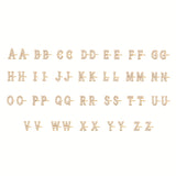 CZ Letter Earring - Single