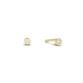 Cz Tiny Gold Stud Earring