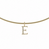 Classic Cz Letter Cuff Charm