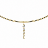 Cz Dangle Cuff Charm