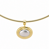 Oval Eclipse Cuff Pendant