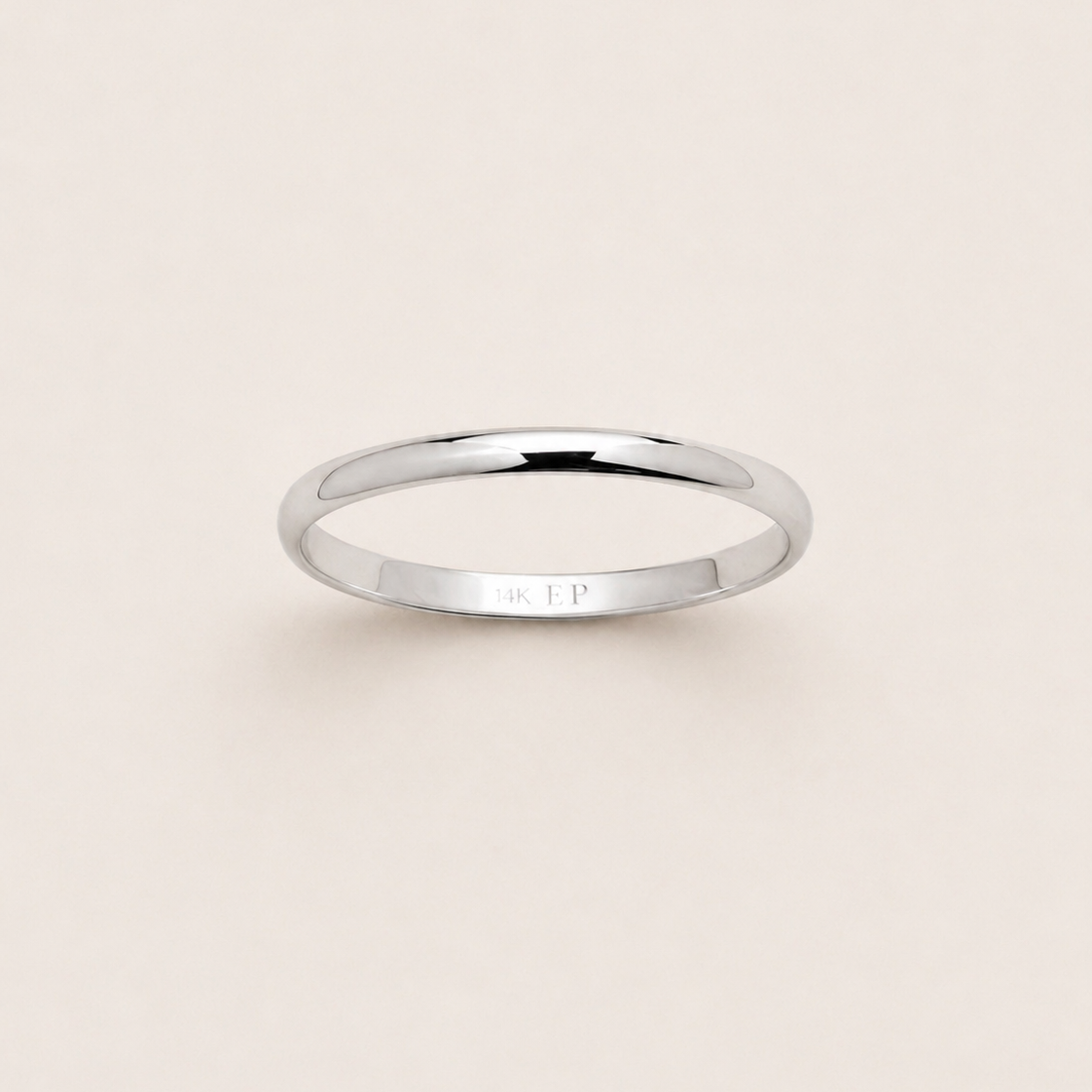 Classic Band, fine jewelry in polished 14K solid gold