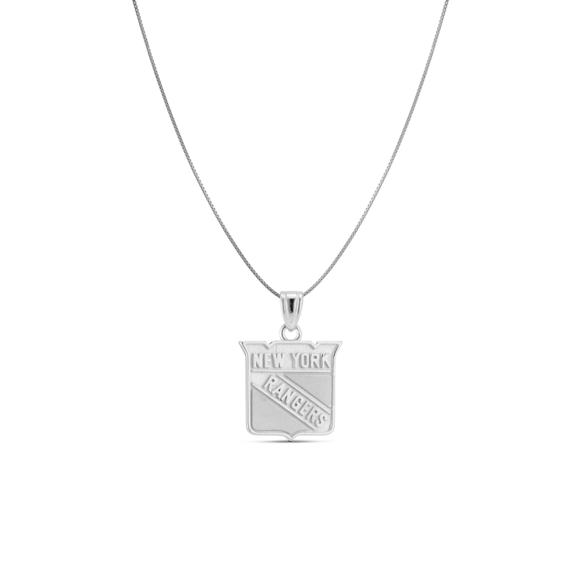 Classic NY Rangers Necklace in silver