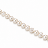 Close-up of the freshwater pearls on the Classic Pearl Necklace