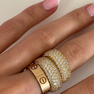 ICED KAETE PAVE RING