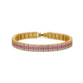 Delaney Pink Tennis Bracelet