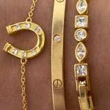 Cz Horseshoe Bracelet