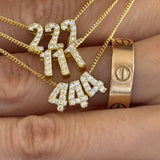 Baby Angel Number Necklace