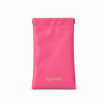 EP Jewels hair pin pouch in hot pink, front view
