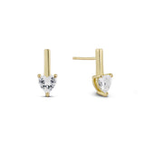 Heart Drop Earring