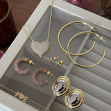 Large Thin Hoop Earring