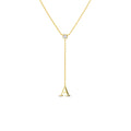 Lariat Letter Necklace