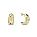 Leaf Hoop Earring