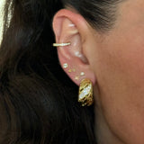 Leaf Hoop Earring