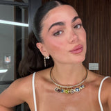 Multi-Drop Dangle Cz Earring