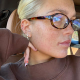 Piper Pink CZ Cuff Earring