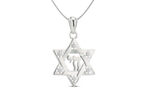 STAR OF DAVID + CHAI NECKLACE