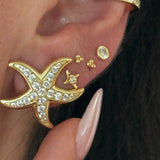 Starfish Stud Earring