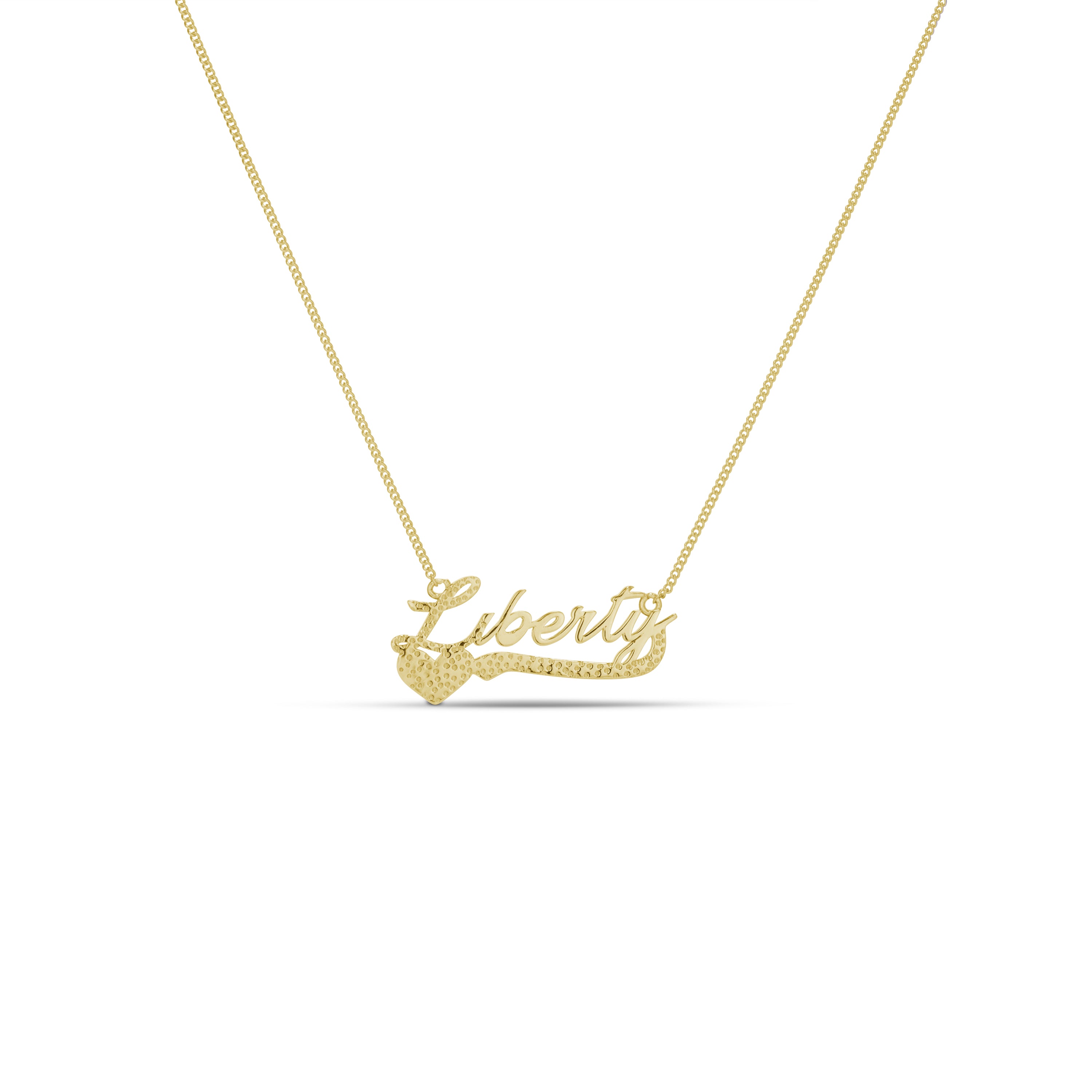 Sweetheart Script Nameplate|EP Jewels