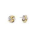 Two Tone Knot Earring