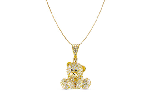 ICED JUMBO EP TEDDY NECKLACE