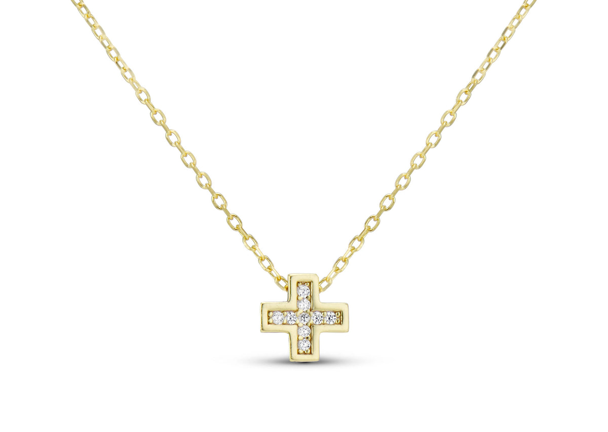 BABY CROSS NECKLACE – EP JEWELS