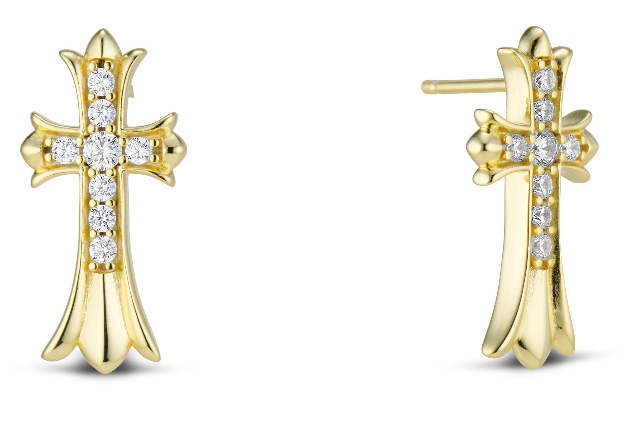 ROYAL CROSS EARRING – EP JEWELS
