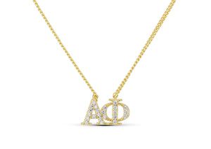 ΑΦ Alpha Phi Necklace