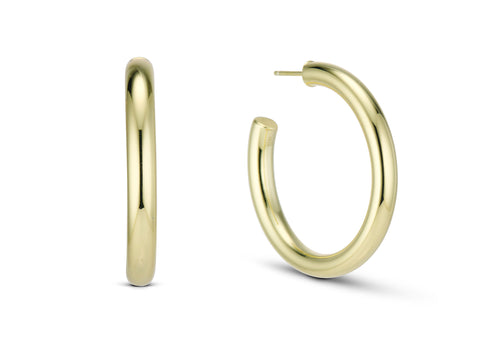 MEDIUM CHUNKY HOOP EARRING