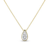 CZ Teardrop Necklace