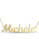 School Script Nameplate