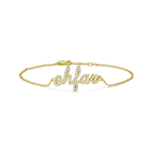 CZ EVERYTHING HAPPENS FOR A REASON BRACELET