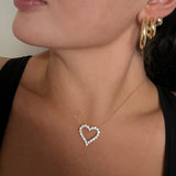Cz Heart Necklace