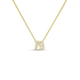 Baby Cz Double Digit Number Necklace